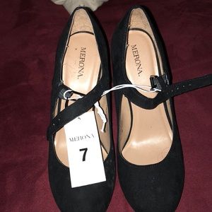 Black Mary Jane Heels